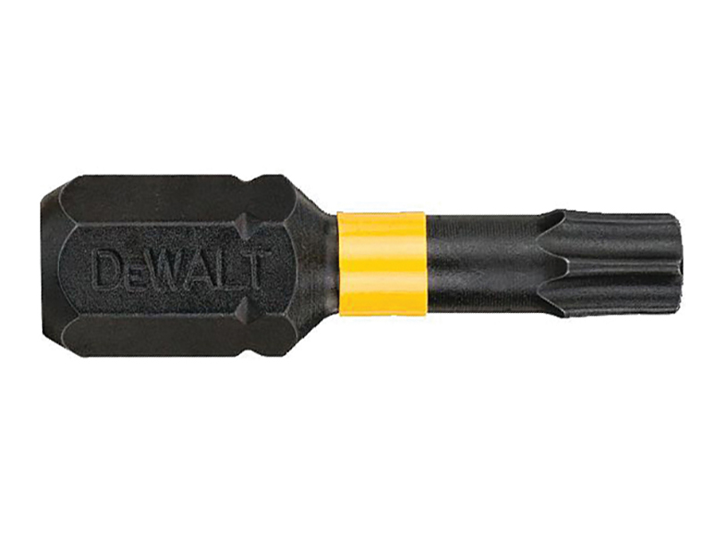 DeWALT Power Tools Impact Torsion Bits TX25 x 25mm (Pack 5)