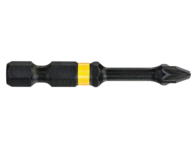 DeWALT Power Tools Extreme Impact Torsion Bits PZ2 x 50mm (Pack 5)
