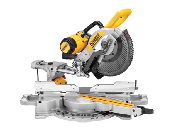 DeWALT Power Tools DWS727 XPS Double Bevel Slide Mitre Saw 250mm 1675W 110V