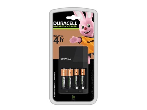 Duracell Hi-Speed Battery Charger with Batteries