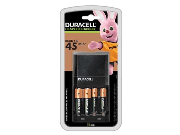 Duracell Hi-Speed Advanced Battery Charger with Batteries