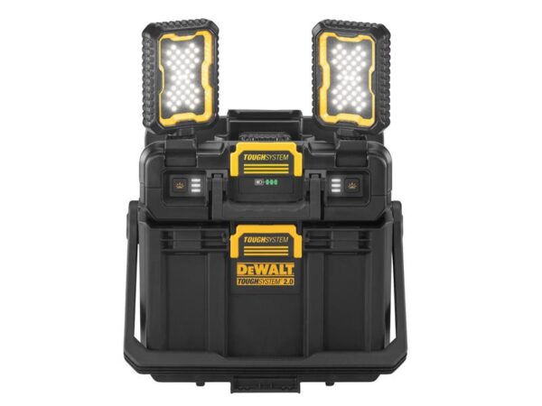 DEWALT Storage TOUGHSYSTEMâ„¢ 2.0 Task Box & Adjustable Work Light 18V Bare Unit