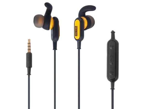 DEWALT Telecoms Jobsite Wired Earphones
