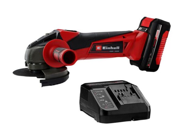 Einhell TC-AG 18/115 Li Power X-Change Angle Grinder 115mm 18V 1 x 4.0Ah Li-ion