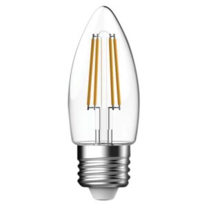 Energizer® LED ES (E27) Candle Filament Non-Dimmable Bulb, Warm White 470 lm 4W