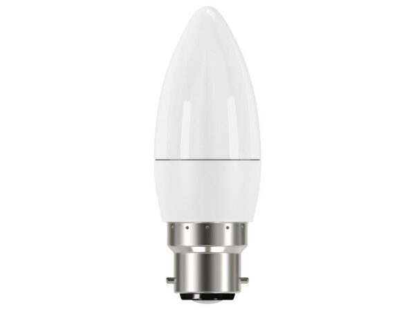 Energizer® LED BC (B22) Opal Candle Non-Dimmable Bulb, Warm White 250 lm 3.3W