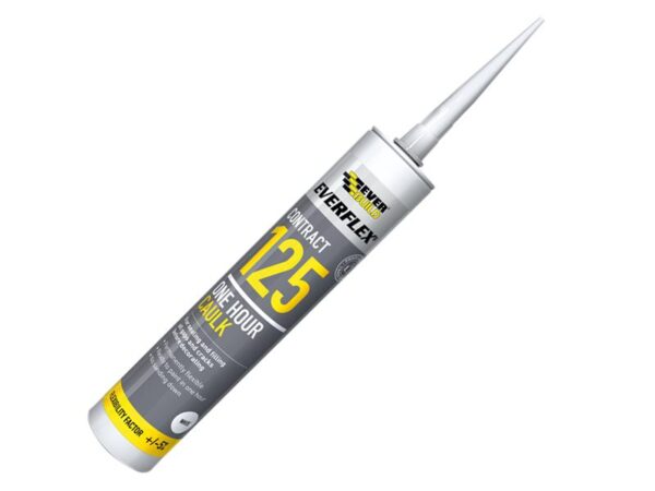 Everbuild Sika One Hour Caulk 125 White 300ml