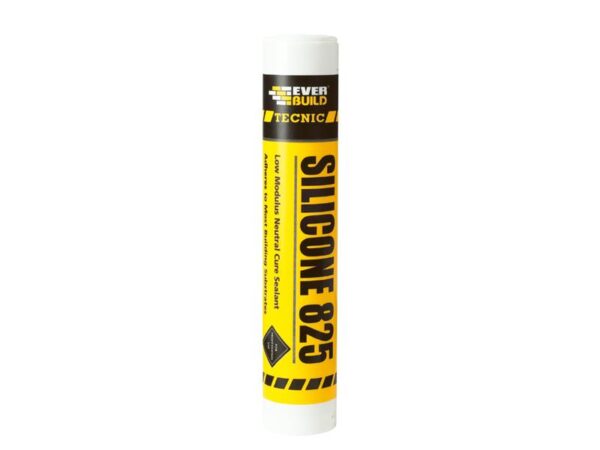 Everbuild Sika Tecnic Silicone 825 White 380ml