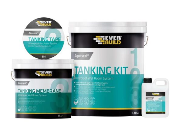 Everbuild Sika Aquaseal Wet Room System Kit 4.5m²