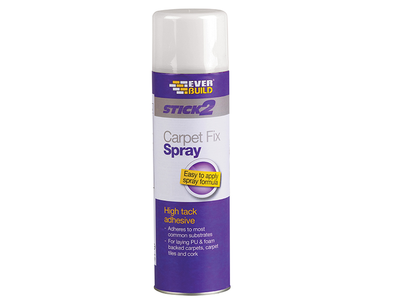 Everbuild Sika Carpet Fix Spray Adhesive Aerosol 500ml