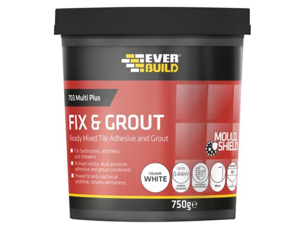 Everbuild Sika 703 Fix & Grout Tile Adhesive 1.5kg