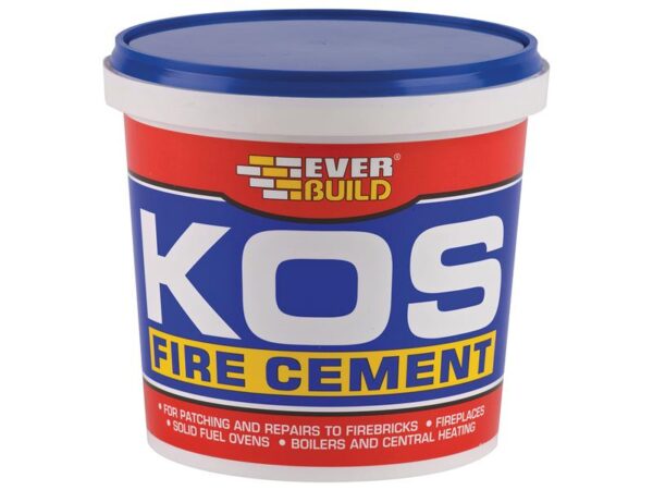 Everbuild Sika KOS Fire Cement Black 1kg