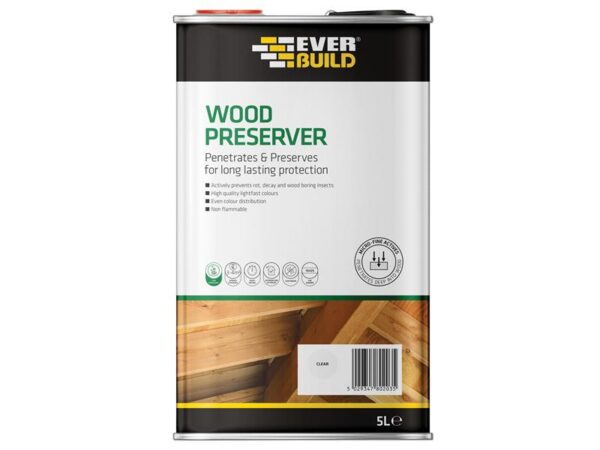 Everbuild Sika Wood Preserver Fir Green 5 litre