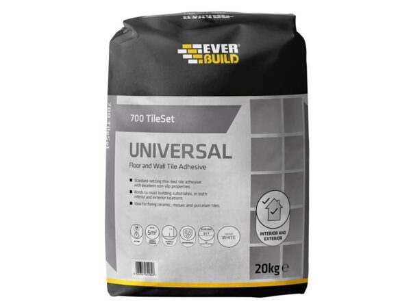 Everbuild Sika 700 TileSet Universal White 20kg