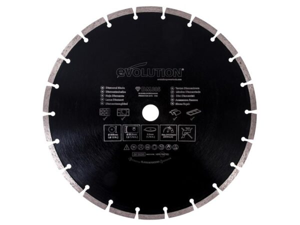 Evolution RAGE® Diamond Blade, Segmented Rim 305 x 22.2mm