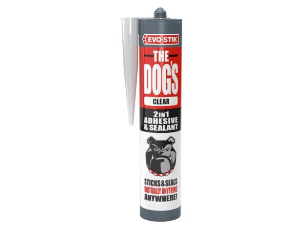 EVO-STIK The Dog's Multipurpose Adhesive & Sealant Crystal Clear 290ml