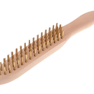 Faithfull 680/B4 Brass Wire Scratch Brush - 4 Row