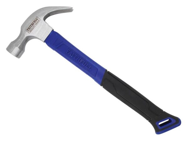 Faithfull Claw Hammer Fibreglass Shaft 567g (20oz)