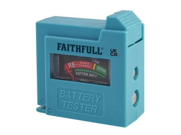 Faithfull Battery Tester for AA, AAA, C, D & 9V