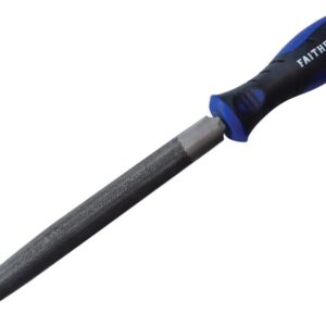 Faithfull Handled Half-Round Second Cut Engineers File 150mm (6in)