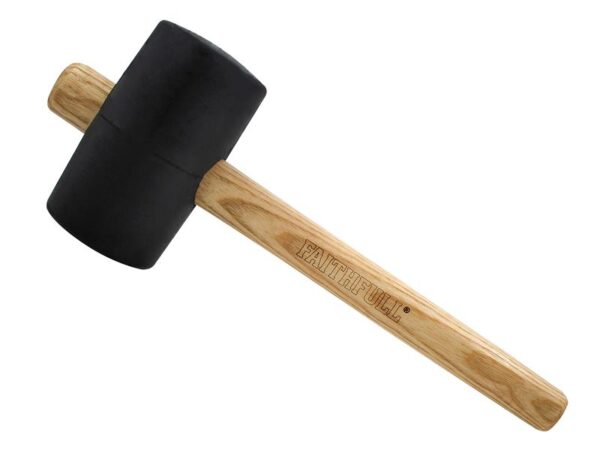 Faithfull FSC Black Rubber Mallet 28oz