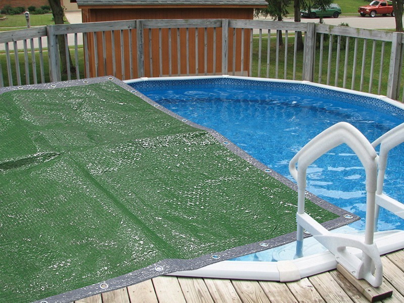 Faithfull Tarpaulin Green/Silver 3.6 x 2.7m (12 x 9ft) 80gsm - Image 3