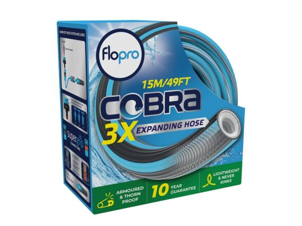 Flopro Cobra Expanding Hose Set 15m