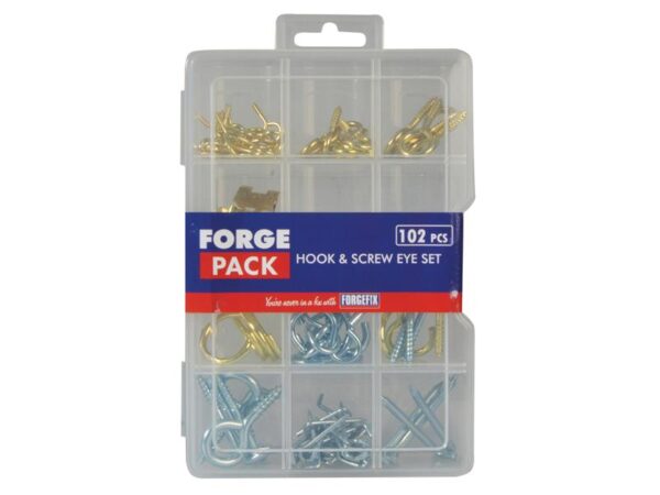 ForgeFix Hook & Screw Eye ForgePack Kit, 102 Piece