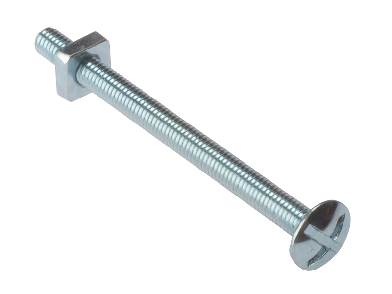 ForgeFix Roofing Bolt ZP M6 x 100mm Bag 25