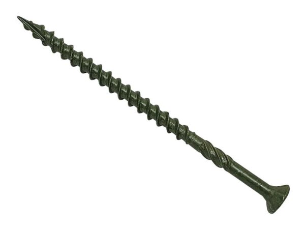 ForgeFix Spectre™ Advanced Deck PZ Compatible Screw CSK Green 5.0 x 100mm Box 100