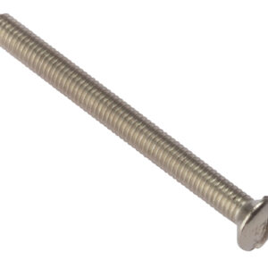 ForgeFix Socket Screw Slotted Raised Head Nickel Plated 3.5 x 40mm Bag 100
