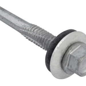 ForgeFix TechFast Hex Head Roofing Screw Self-Drill Heavy Section 5.5 x 38mm Pack 100