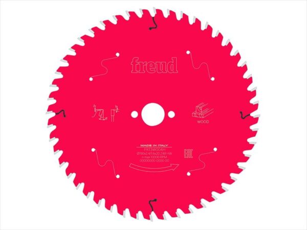 Freud Wood Circular Saw Blade 190 x 20 x 2.4/1.6mm x 48T