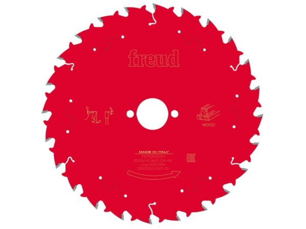 Freud Wood Table Saw Blade 250 x 30 x 2.8/1.8mm x 24T
