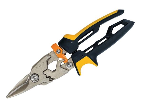 Fiskars PowerGear™ Aviation Snips Straight Cut 250mm (10in)