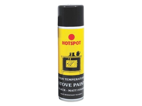 Hotspot Spray Stove Paint Matt Black 250ml
