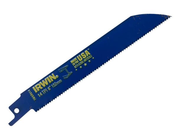 IRWIN® 614R Sabre Saw Blade Metal Cutting 150mm 14 TPI (Pack 5)