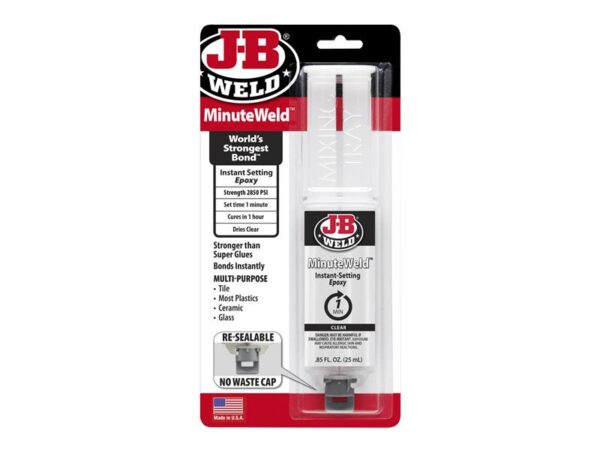 J-B Weld MinuteWeld™ Epoxy Syringe 25ml
