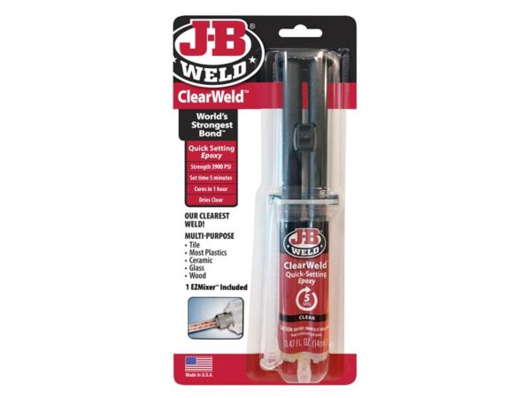 J-B Weld ClearWeld™ Epoxy Syringe 14ml