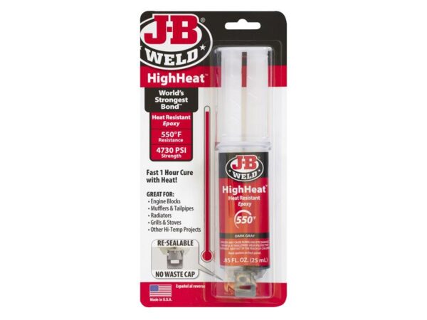 J-B Weld HighHeat™ Epoxy Syringe 25ml