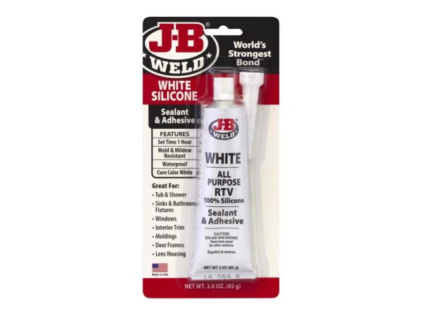 J-B Weld Silicone Sealant & Adhesive White 85g