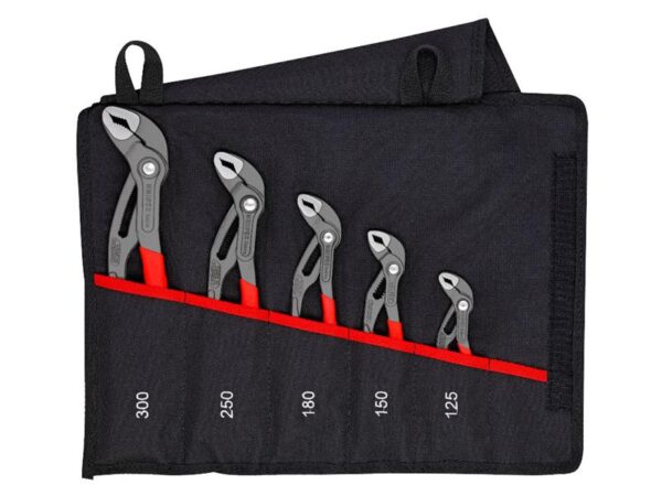 KNIPEX 00 19 55 S5 Cobra® Water Pump Plier Set, 5 Piece