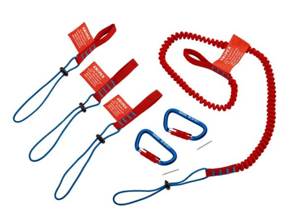 KNIPEX 00 50 04 T BK Tethering System Set, 6 Piece