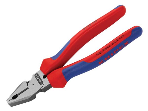 KNIPEX 02 02 180 High Leverage Combination Pliers Comfort Handles 180mm
