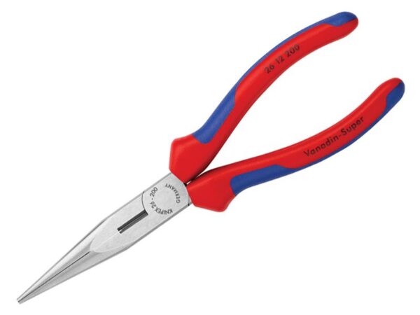 KNIPEX 26 12 200 Snipe Nose Side Cutting Pliers Comfort Handles 200mm (8in)
