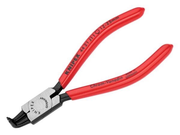 KNIPEX 44 21 J11 Circlip Pliers Internal 90° Bent Tip 12 - 25mm