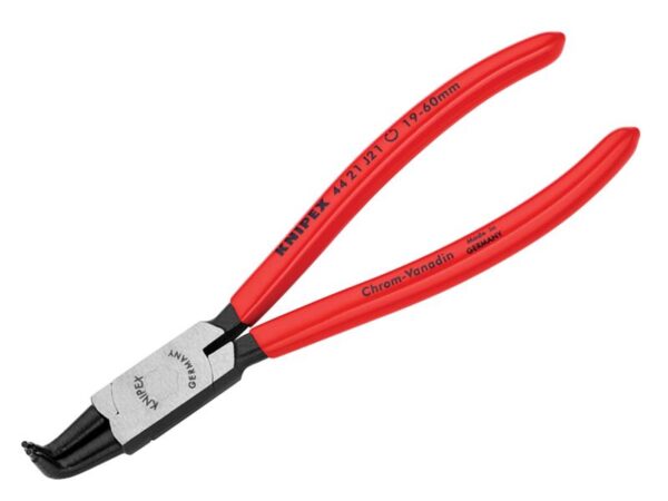 KNIPEX 44 21 J21 Circlip Pliers Internal 90° Bent Tip 19 - 60mm