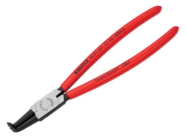KNIPEX 44 21 J31 Circlip Pliers Internal 90° Bent Tip 40 - 100mm
