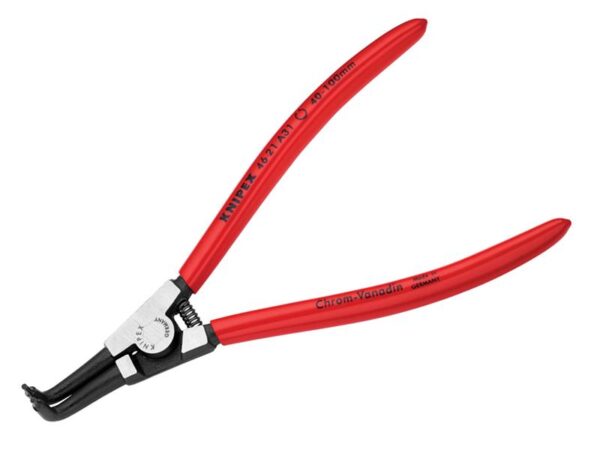 KNIPEX 46 21 A31 Circlip Pliers External 90° Bent Tip 40 - 100mm