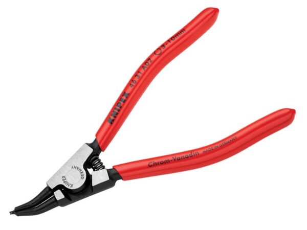 KNIPEX 46 31 A02 Circlip Pliers External 45° Bent Tip 3-10mm